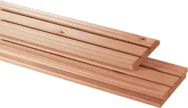 Woodvision vuren tripel rhombusprofielplank geschaafd 2.2x14x300 cm geïmpregneerd - afbeelding 1