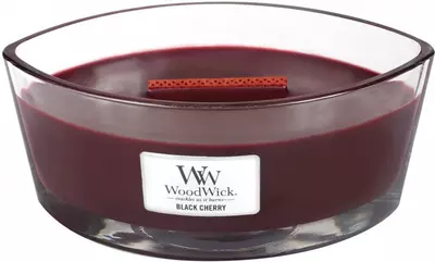 WoodWick ellipse candle black cherry 