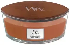 WoodWick ellipse candle chili pepper gelato 