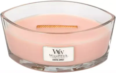 WoodWick ellipse candle coastal sunset 