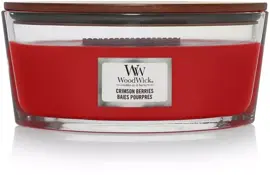 WoodWick ellipse candle crimson berries 