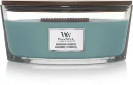 WoodWick ellipse candle evergreen cashmere 