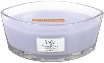WoodWick ellipse candle lavender spa 
