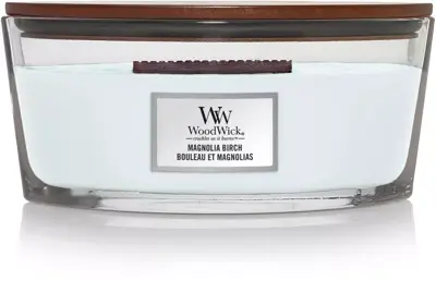 WoodWick ellipse candle magnolia birch 