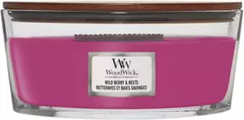 WoodWick ellipse candle wild berry & beets 