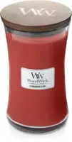 WoodWick large candle cinnamon chai 