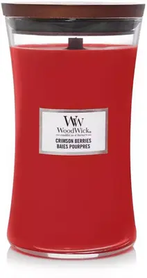WoodWick large candle crimson berries 