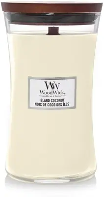 WoodWick large candle island coconut 