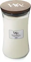 WoodWick large candle linen  kopen?