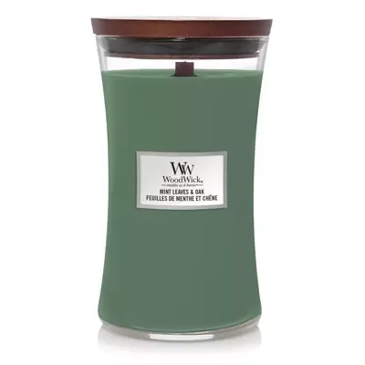 WoodWick large candle mint leaves & oak 