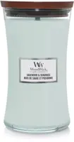 WoodWick large candle sagewood & seagrass 