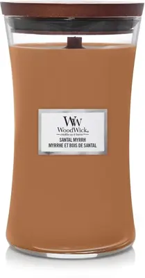 WoodWick large candle santal myrrh 