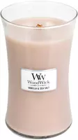 WoodWick large candle vanilla & sea salt 