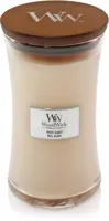 WoodWick large candle white honey 