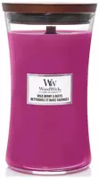 WoodWick large candle wild berry & beets 