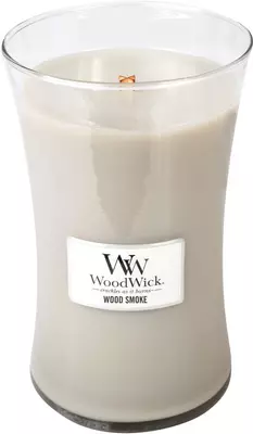 WoodWick large candle wood smoke 