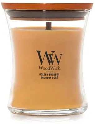 WoodWick medium candle golden bourbon 