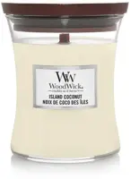 WoodWick medium candle island coconut 