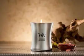 WoodWick medium candle limited edition candescent coast silver - afbeelding 7
