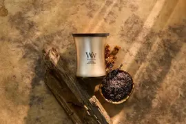 WoodWick medium candle limited edition cypress ore warn nickel - afbeelding 5