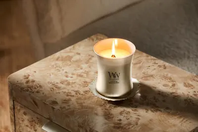 WoodWick medium candle limited edition cypress ore warn nickel - afbeelding 7