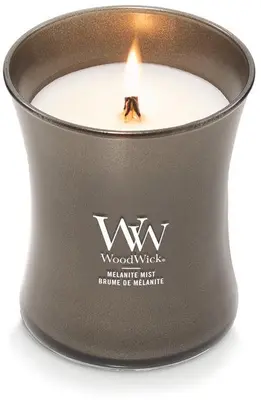 WoodWick medium candle limited edition melanite mist gunmetal - afbeelding 2