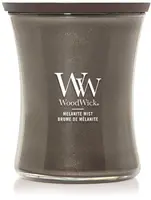 WoodWick medium candle limited edition melanite mist gunmetal - afbeelding 1