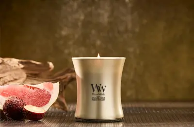 WoodWick medium candle limited edition sparkling pomelo champagne - afbeelding 6