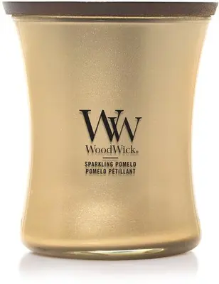 WoodWick medium candle limited edition sparkling pomelo champagne - afbeelding 1
