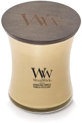 WoodWick medium candle limited edition sparkling pomelo champagne - afbeelding 3
