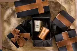 WoodWick medium candle limited edition volcanic orris copper - afbeelding 8