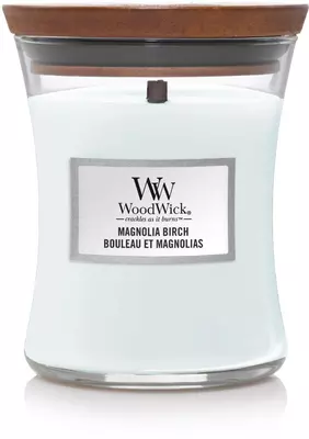 WoodWick medium candle magnolia birch 