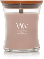 WoodWick medium candle patchouli créme 