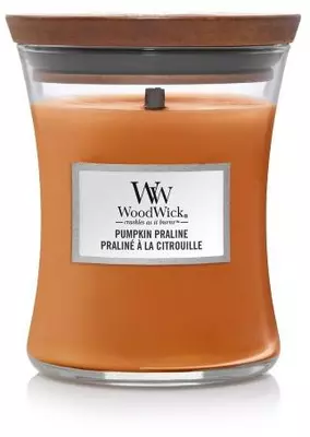 WoodWick medium candle pumpkin praline 
