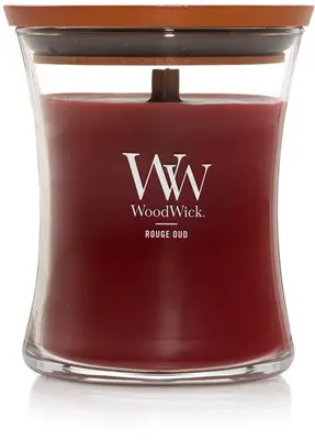WoodWick medium candle rouge oud 