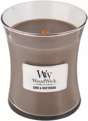 WoodWick medium candle sand & driftwood 