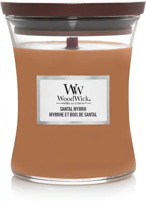 WoodWick medium candle santal myrrh 