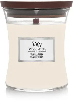 WoodWick medium candle vanilla musk 