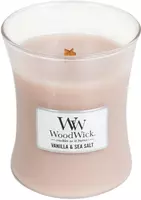 WoodWick medium candle vanilla & sea salt 