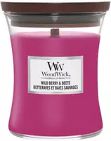 WoodWick medium candle wild berry & beets 