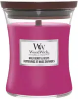 WoodWick medium candle wild berry & beets 