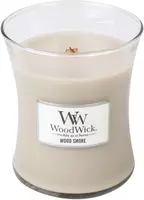 WoodWick medium candle wood smoke 