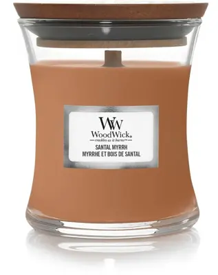 WoodWick mini candle santal myrrh 