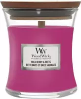 WoodWick mini candle wild berry & beets 