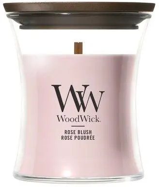 WoodWick Rose Blush mini candle - afbeelding 1