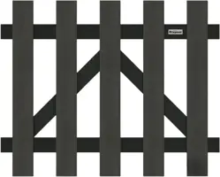 Wpc-antra poort "luxe"  100x80