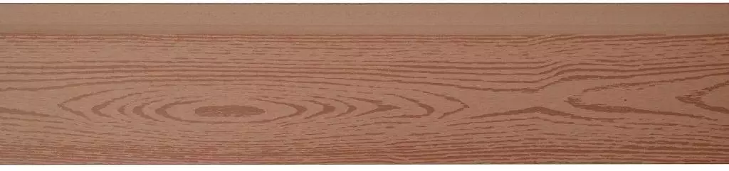 Wpc schuttingplank rabatdeel 15x2,5x180 cm donker teak - afbeelding 1