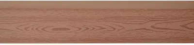 Wpc schuttingplank rabatdeel 15x2,5x180 cm donker teak - afbeelding 1