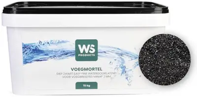 WS Voegmortel Easy Fine Diep Zwart 15 kg - afbeelding 2