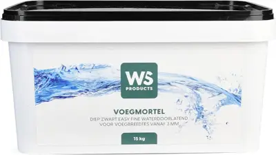 WS Voegmortel Easy Fine Diep Zwart 15 kg - afbeelding 1